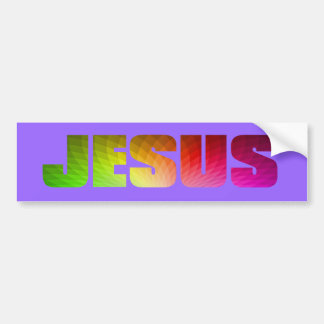 RegnbågeJesus bildekal