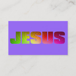 RegnbågeJesus visitkort