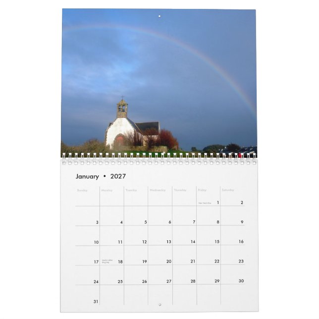 Regnbågekalender Kalender (Jan 2027)