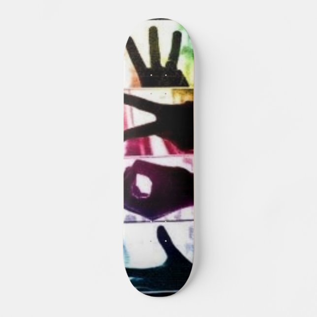 Regnbågekärlek Skateboard Bräda 20,5 Cm (Framsida)