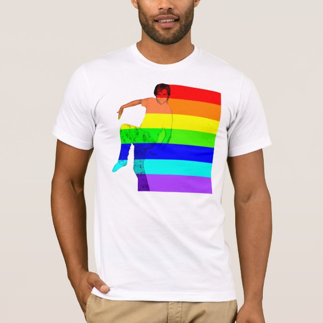 Regnbågekärlek T-shirt (Framsida)