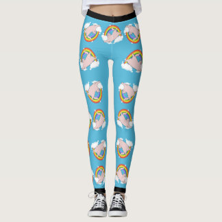 Regnbågekatt Leggings