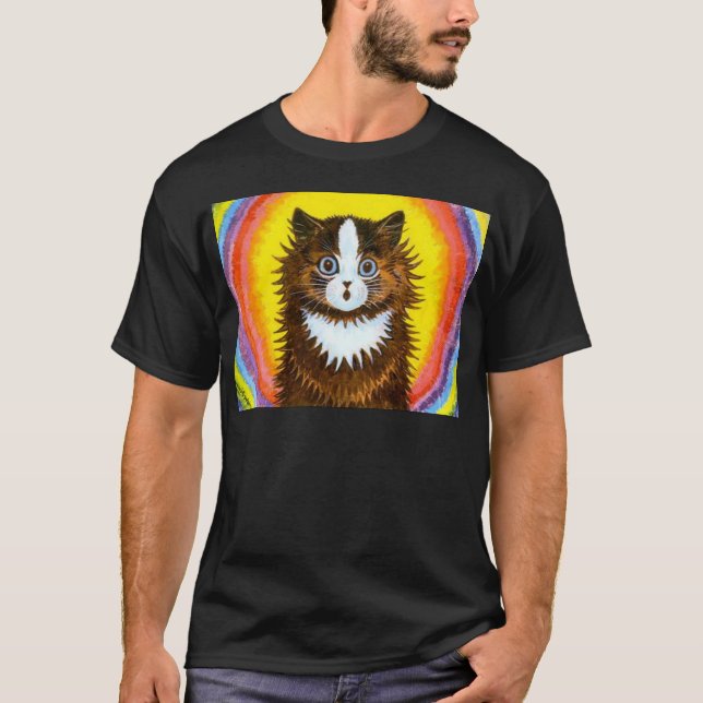 Regnbågekatt T-shirt (Framsida)
