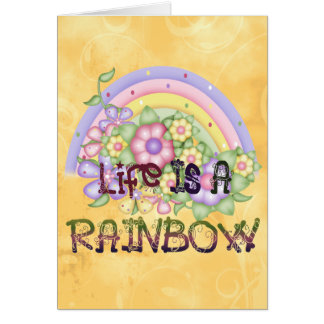 Regnbågeliv Hälsningskort