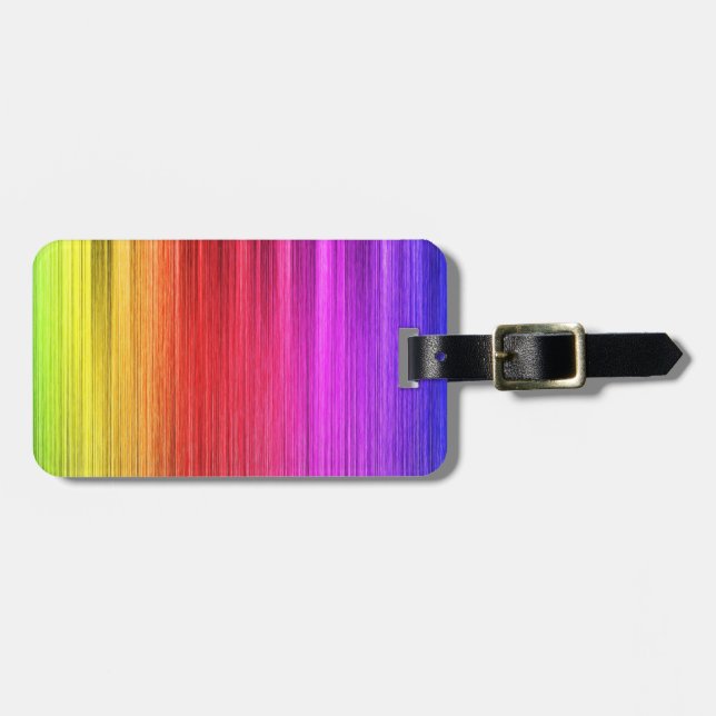 Regnbågeljusdesign Bagagebricka (Horisontell Framsida)