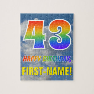 RegnbågeLook "43" & "GRATTIS PÅ FÖDELSEDAGEN", Pussel