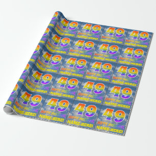 RegnbågeLook "49" & "GRATTIS PÅ FÖDELSEDAGEN", Presentpapper