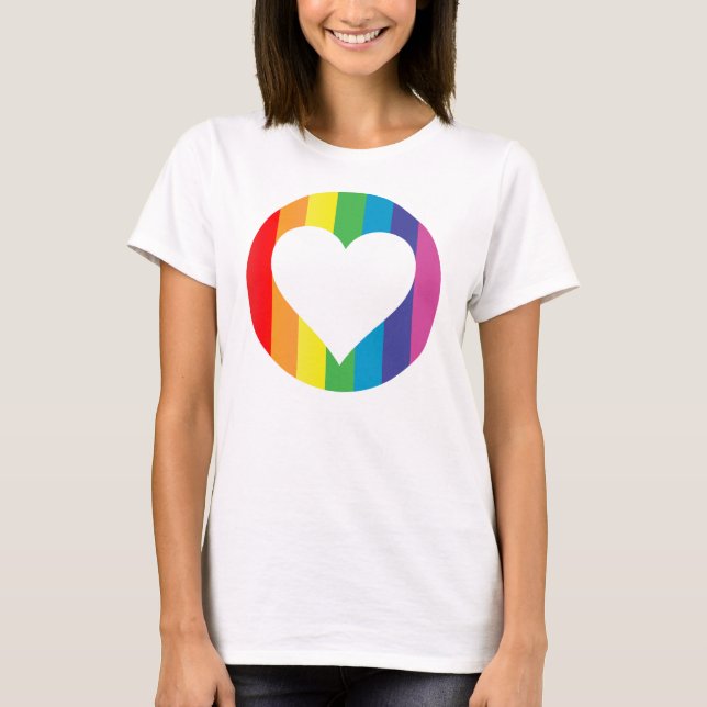 regnbågelove. t-shirt (Framsida)