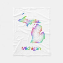 RegnbågeMichigan karta