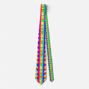 regnbågemoji slips
