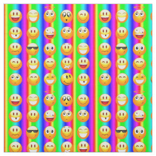 regnbågemoji-struktur tyg
