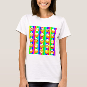 regnbågemoji t shirt