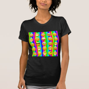 regnbågemoji t shirt