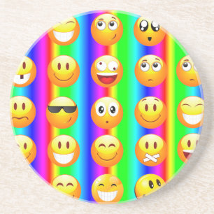 regnbågemoji underlägg