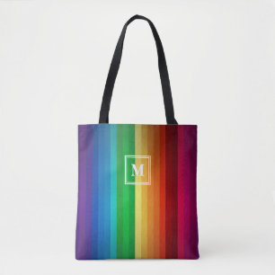 RegnbågeMonogram Tygkasse