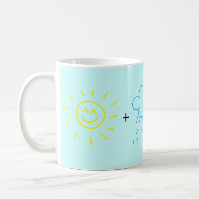 Regnbågemugg Kaffemugg (Vänster)