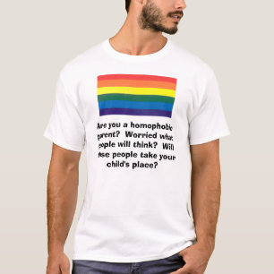 regnbågen är du en homophobic förälder?  Bekym Tee