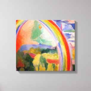 Regnbågen av Robert Delaunay Canvastryck