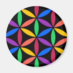 Regnbågen cirklar magnet