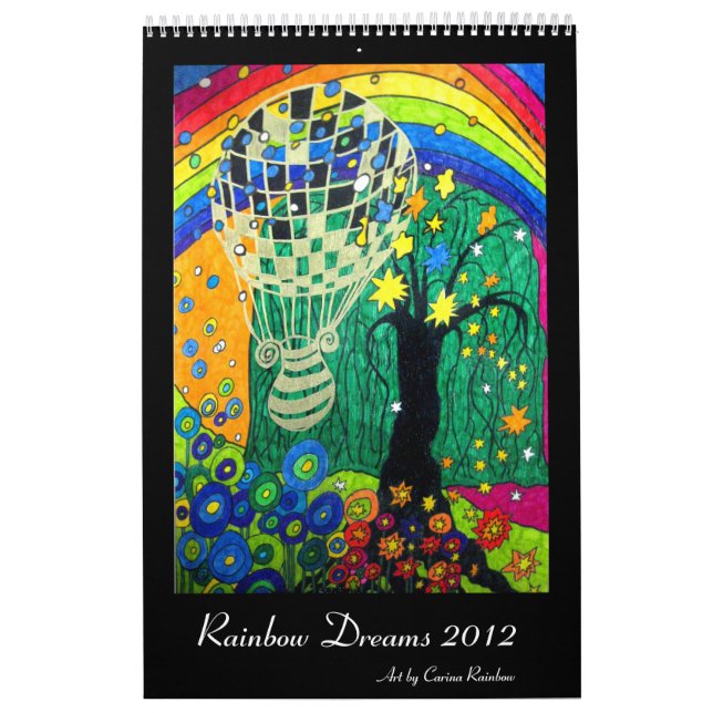 Regnbågen drömm kalendern 2012 kalender (Omslag)