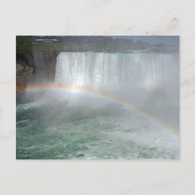 Regnbågen i Niagarafallen Vykort (Framsida)