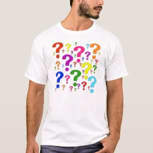Regnbågen ifrågasätter markerar t shirt