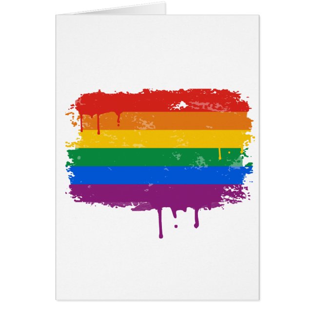 Regnbågen målar OBS kort (Framsidan)