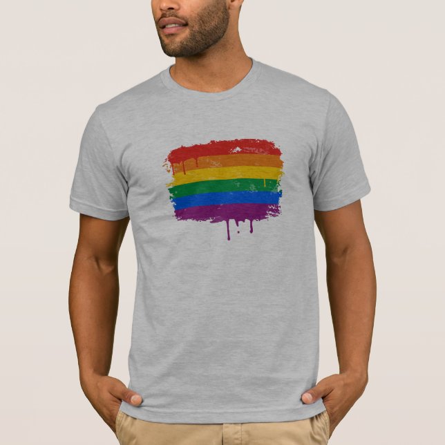 Regnbågen målar tee (Framsida)