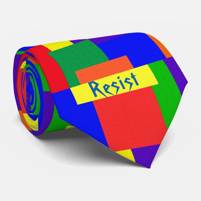 Regnbågen motstår tien för Patchworktäckedesignen Slips (Rullad)