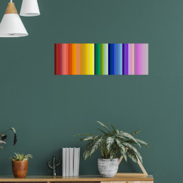 Regnbågen och mer, ett universum av färg 47 nyanse poster