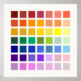 Regnbågen och mer, ett universum av färg 49 nyanse poster