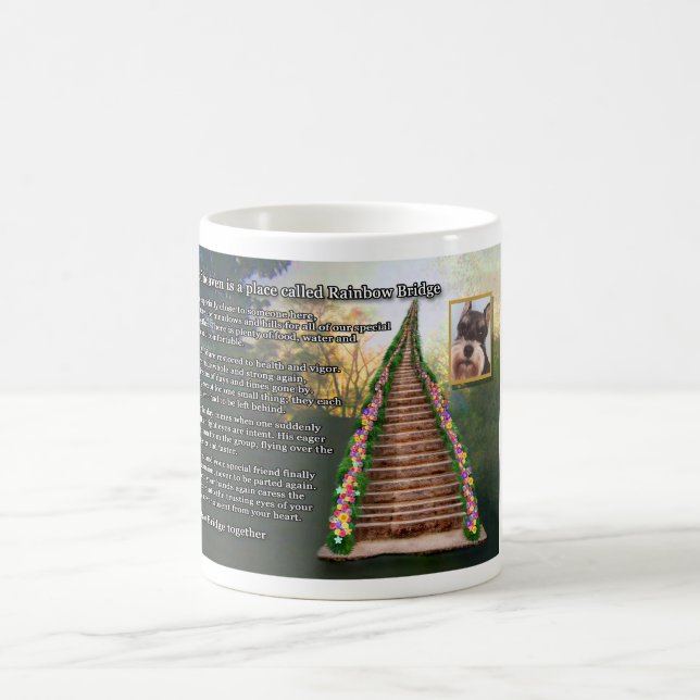 Regnbågen överbryggar dikt daltar muggen för kaffemugg (Center)