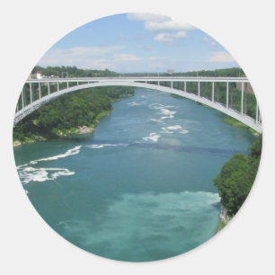 Regnbågen överbryggar, Niagara Falls Runt Klistermärke