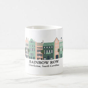 Regnbågen ror den Charleston South Carolina mugge Kaffemugg