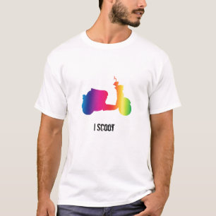 regnbågen scoot, t shirt