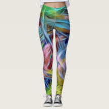 Regnbågen strandar av hårabstraktkonst