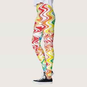 Regnbågen vinkar leggings