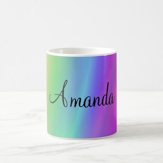 Regnbågenamnmugg Kaffemugg (Center)