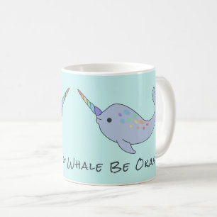 RegnbågeNarwhal mugg