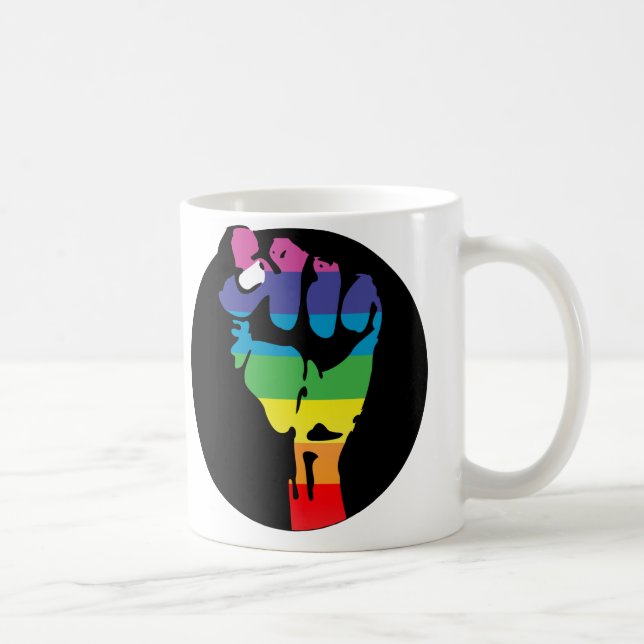 regnbågenävar av raseri kaffemugg (Höger)
