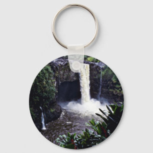 Regnbågenedgångar - Hilo, Hawaii Nyckelring