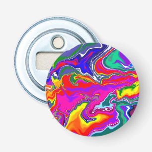 Regnbågens fluid Art Flasköppnare