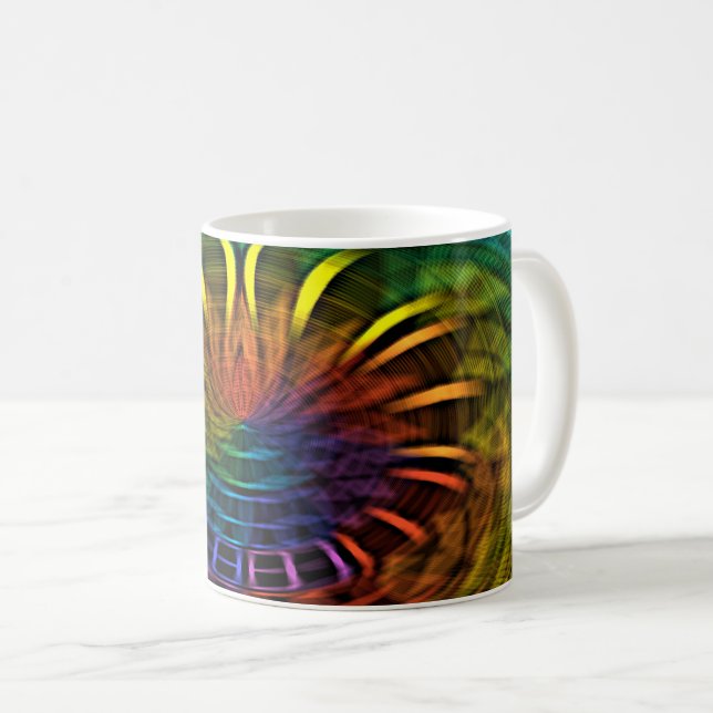 Regnbågens mekaniska funktion kaffemugg (Framsida höger)
