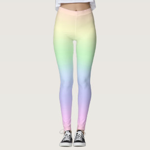 Regnbågepastell Leggings