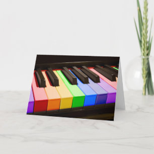 Regnbågepiano Kort