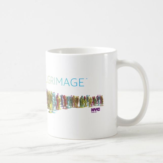Regnbågepilgrimsfärdfolk Kaffemugg (Höger)