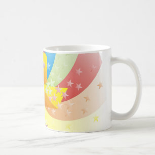 RegnbågePinwheelmugg Kaffemugg