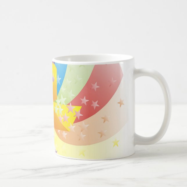 RegnbågePinwheelmugg Kaffemugg (Höger)