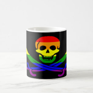 Regnbågepiratmugg Kaffemugg