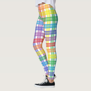 Regnbågepläd Leggings